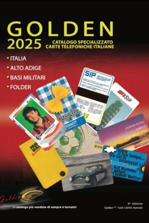 Golden 2025 - Catalogo schede telefoniche italiane / folder